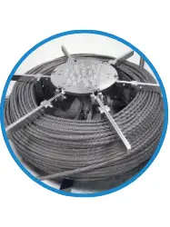 coiling wire rope